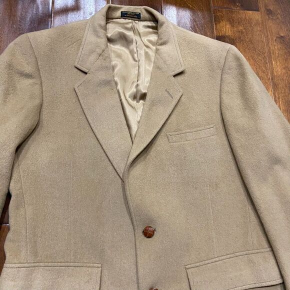 Gayfers Brookford Classics Vintage Camel Hair Sports Blazer Tan Men's 40R/Medium - Picture 2 of 11